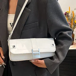 LULU & SKY PU Oversized Structured Handheld Bag with Bow Detail-18
