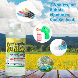 Aditi Toys Bubble Liquid Solution Bottle, 750 Ml Of Colorful Bubbles Solution, Bubble Refill Bottle, Bubble Maker Liquid For Guns & Camera  .(Pack Of 1) image 4