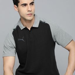 Puma Colourblocked teamCUP Polo Collar T-shirt-image-16