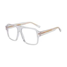 Ted Smith White Square Eyewear Frames for Men - FLYHIGH_C6-image-3