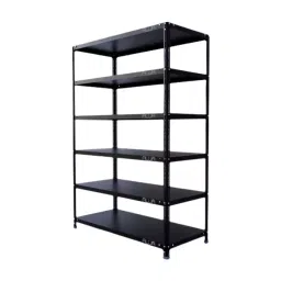 Menage 78x53x24 Inch 6 Shelf 18 Gauge Metal Slotted Angle Rack-image-89