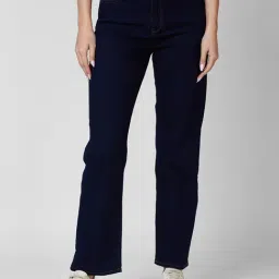 Spykar Blue Straight Fit High Rise Jeans-picture-31