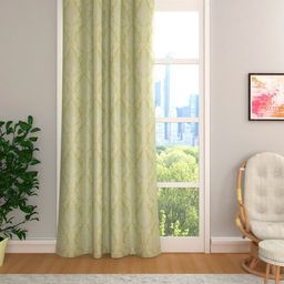 THE CONVERSION Lime Green Door Curtain-image-3