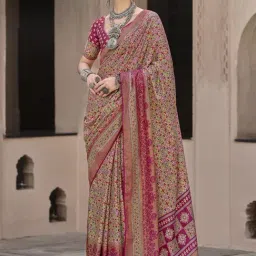 Elora Multicolor Soft Silk Printed Saree-picture-35