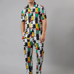 Hancock Multi Regular Fit Print Lounge Sets image 1