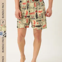 Kook N Keech Men Set of 2 Mickey Mouse Printed Cotton Boxers KS22M761-image-42