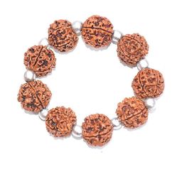 Divine souvenirs Unisex Wooded Artificial Beaded Elasticated Bracelet-image-33
