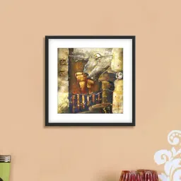 999store Brown & Yellow Abstract Pattern Poster-26