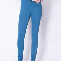 Dollar Missy Blue Cotton Leggings-image-35