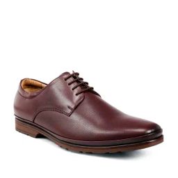 One8 Select By Virat Kohli Achiever Burgundy Derby Shoes-image-89