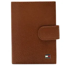 Tommy Hilfiger Michael Tan Solid Bi-Fold Wallet for Men-image-29