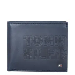 Tommy Hilfiger Rowan Navy Textured Bi-Fold Wallet for Men-7