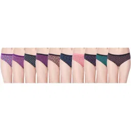 Dollar Missy Multicolor Printed Hipster Panty (Pack  of 10)-image-64