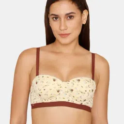 Zivame Light Yellow Under-Wired T-Shirt Bra-image-50