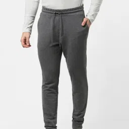 Jack & Jones Grey Cotton Regular Fit Joggers-image-39