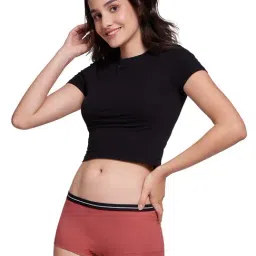 The Souled Store Red Hipster Panty-image-9