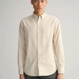 GANT Cream Regular Fit Shirt-picture-17