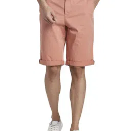 Parx Orange Regular Fit Shorts-image-79