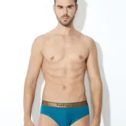 Vh Innerwear Blue Cotton Regular Fit Briefs-image-35