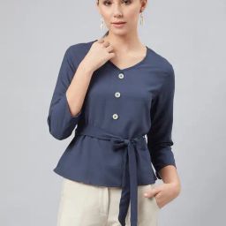 Marie Claire Navy Top-picture-46