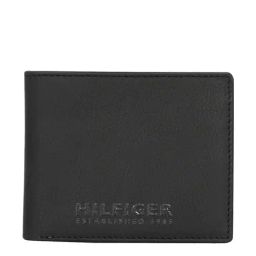 Tommy Hilfiger Black Casual Leather Bi-Fold Wallet for Men-image-40