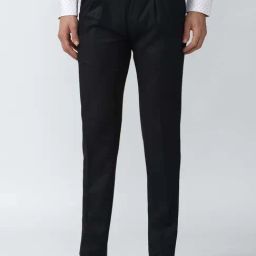 Van Heusen Black Slim Fit Trousers-image-30
