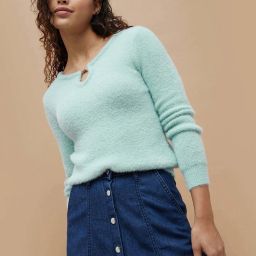 Code by Lifestyle Sky Blue Regular Fit Pullover image 1