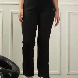 DOMIN8 Black Cotton Pants-image-63