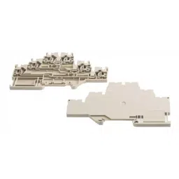 RS PRO Multi Level Terminal Block Grey 2.5 mm² Triple-Level Spring Clamp Termination, 7637444-32