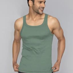 XYXX Olive Square Neck Vest-image-10