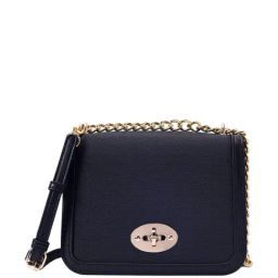 Lino Perros Black Solid Medium Shoulder Handbag-image-13