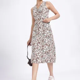 glitchez Butterfly Bloom Dobby Waistcoat-Style Midi Skirt Co-Ords-image-17
