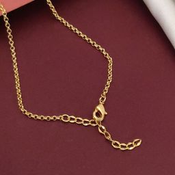 Anouk Gold-Plated Artificial Stones Studded And Beaded Mangalsutra image 2