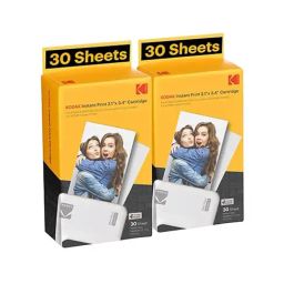 Kodak White Cartridge Refill & Photo Paper ICRG-260 Compatible with Instant Camera-40