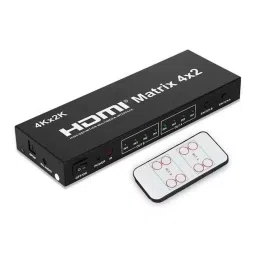 Techut 4X2 HDMI Matrix Switch Support Arc/MHL/4Kx2K3D-18