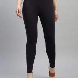 Monte Carlo Navy Cotton Regular Fit Leggings-image-82