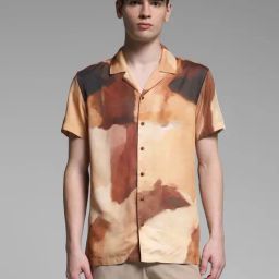 Jack & Jones Brown Comfort Fit Abstract Shirt-picture-0