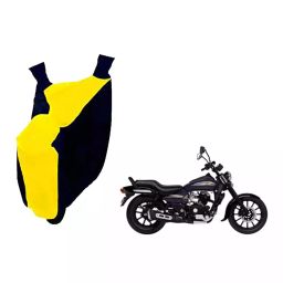 Auto Pearl Waterproof Two Wheeler Cover For Bajaj Avenger 150 Street (Yellow & Black)-image-87