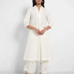 Rangmanch by Pantaloons Antique White Printed Kurtas-picture-46