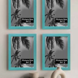 Art Street Green Engineered Wood A4 Size Certificate & Document Photo Frames - Set of 4-8