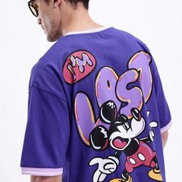 Kook N Keech Men Printed Pure Cotton Oversized T-shirt-image-37