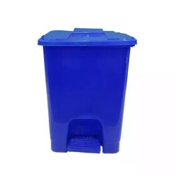 Grassland Pedal Dustbin HDPE Plastic Blue 32 L with Lid, GPL1188-28