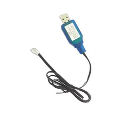KP USB to 2 Pin Battery Charging Adaptor Cable Black & Blue, KP480250-picture-0