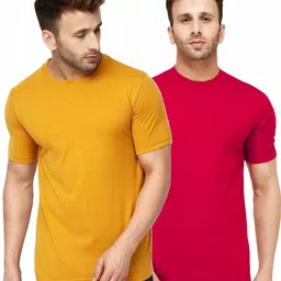 Kroptee Men Multi Cotton Tshirts-picture-27