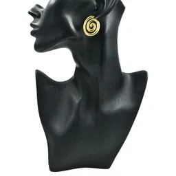 Stainless Steel Anti Tarnish Golden Western Earrings-image-52