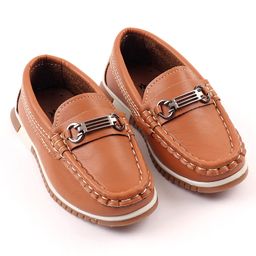 Cute Walk by Babyhug Slip On Loafers - Brown-image-83