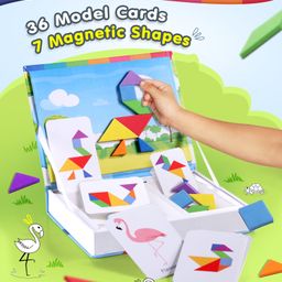 Intelliskills Brain Boosting Premium Magnetic Animal & Bird Tangram- Multicolour-12