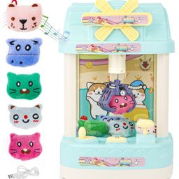 Toysire Mini Claw Machine Doll Capsule ,Kids Machines Toys, Grabber Plush, Electronic Adjustable Sounds and Music Game Toys for Boys Girls-23