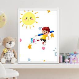 Outfit collections Modern Art Kids Painting For Wall Décor-image-47