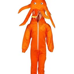RAJ FANCY DRESSES Full Sleeves Octopus Animal Theme Costume Dress - Orange-picture-17